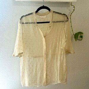 Vintage Chloé Polka Dot Blouse